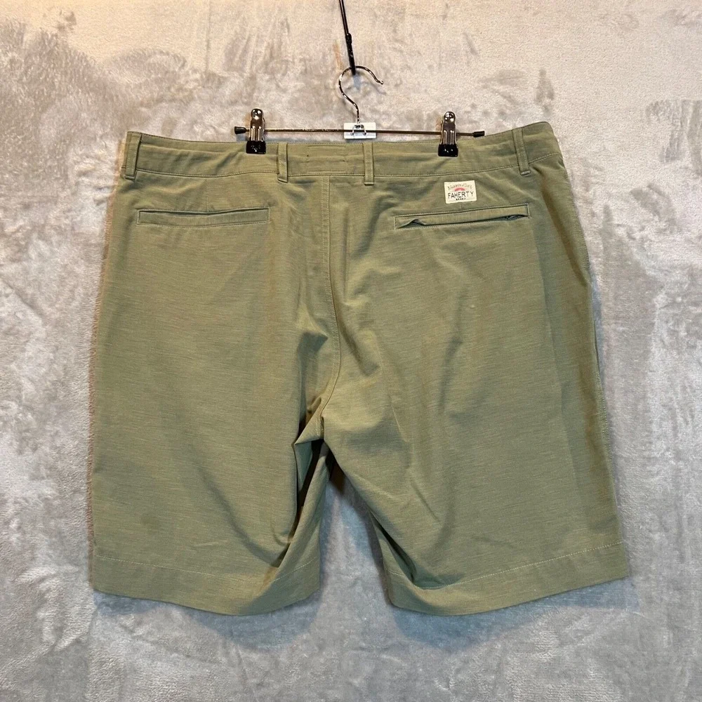 Faherty Olive Cargo Shorts